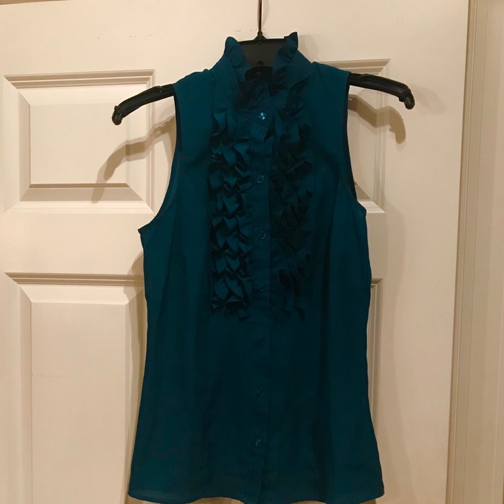 The Limited Ruffle Blouse